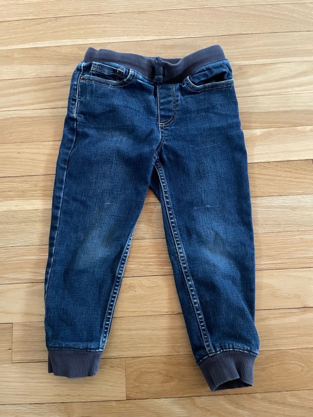 Primary Dark Wash Jogger Jeans 3T